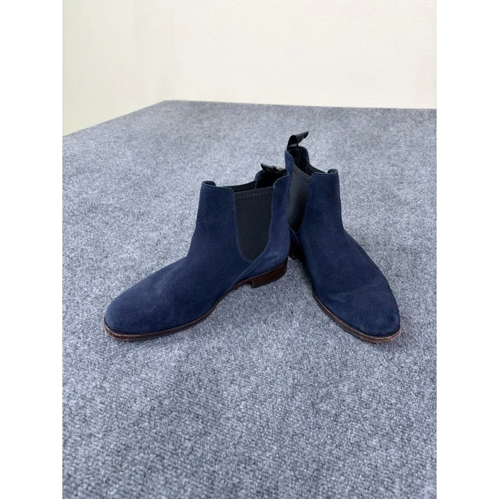 Dubarry Monaghan Womens Suede Ankle Boot Navy Blue Gore Tex Size 40 (US 9.5)